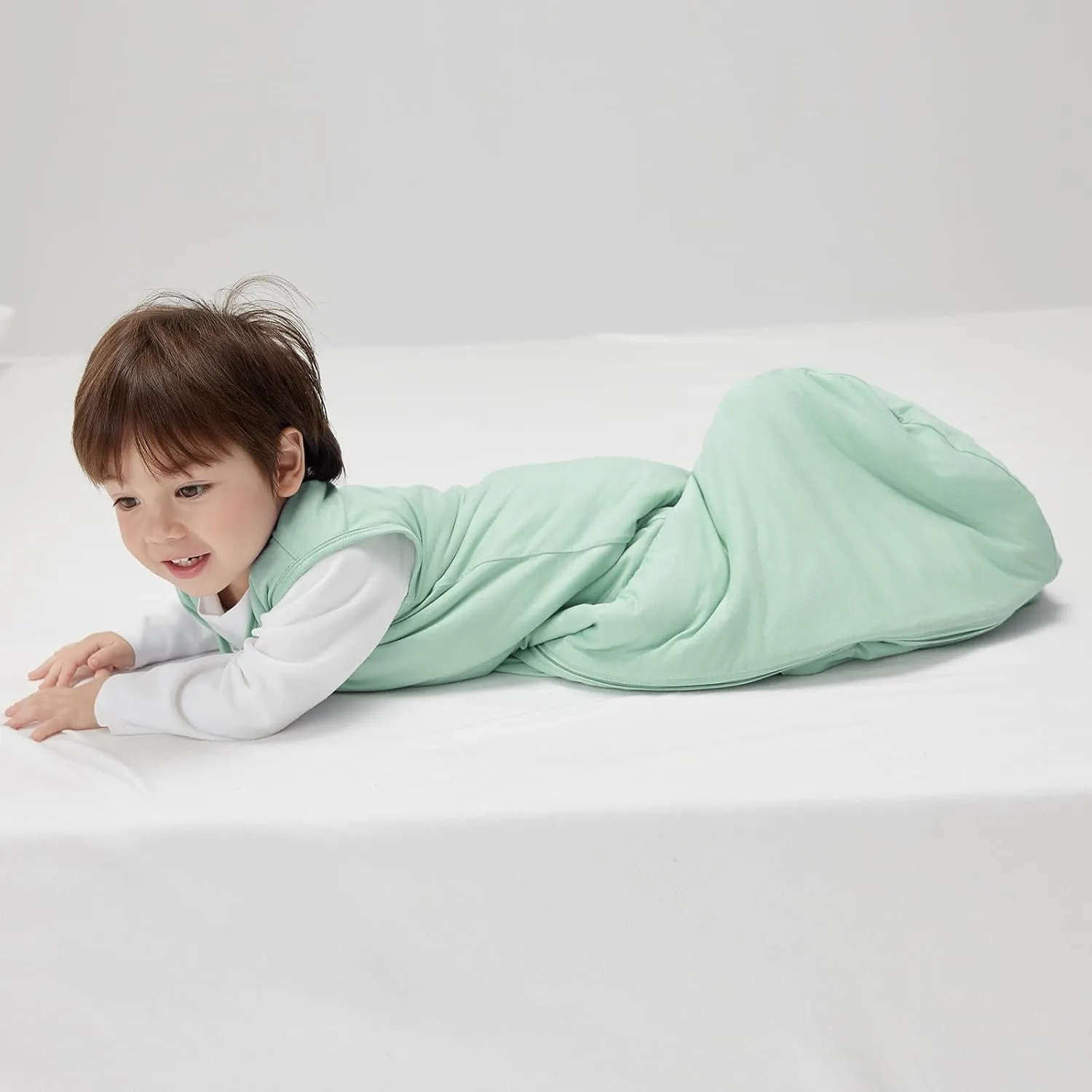Duomiaomiao Rayon Made from Bamboo Baby Sleep Sack 1.0 TOG, Buttery Soft Wearable blanket Baby, Baby Sleeping bag for Babies