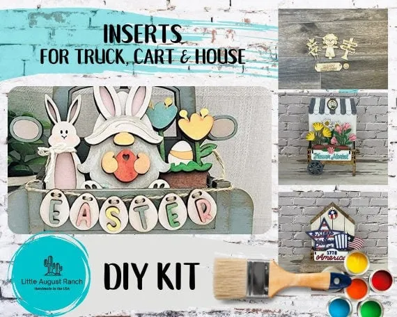 Easter Gnome Bunny - DIY Interchangeable Inserts