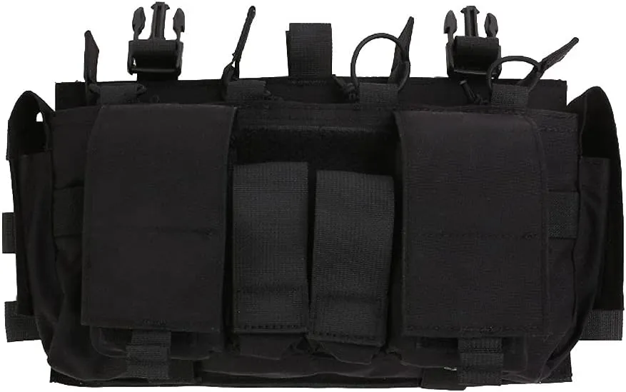 EMERSONGEAR Tactical Magazine Pouch,Mag Pouch,Tactical Vest Chest Rig Bag,MF Style Gen IV Compatible Placards for Magazines