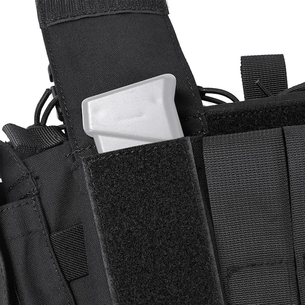 EMERSONGEAR Tactical Magazine Pouch,Mag Pouch,Tactical Vest Chest Rig Bag,MF Style Gen IV Compatible Placards for Magazines