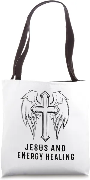 Energy Healing Beginner / Jesus And Energy Healing! Tote Bag