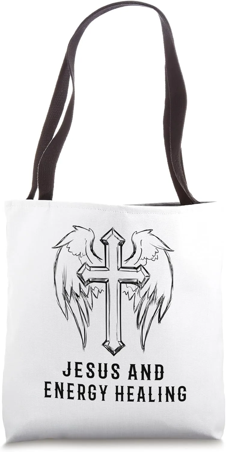 Energy Healing Beginner / Jesus And Energy Healing! Tote Bag