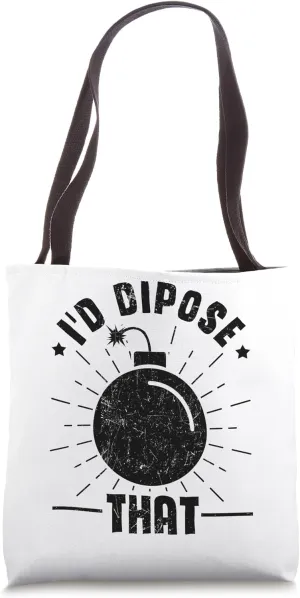 EOD Technician Ordnance Corps Explosive Ordnance Disposal Tote Bag