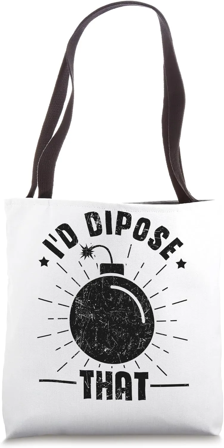 EOD Technician Ordnance Corps Explosive Ordnance Disposal Tote Bag