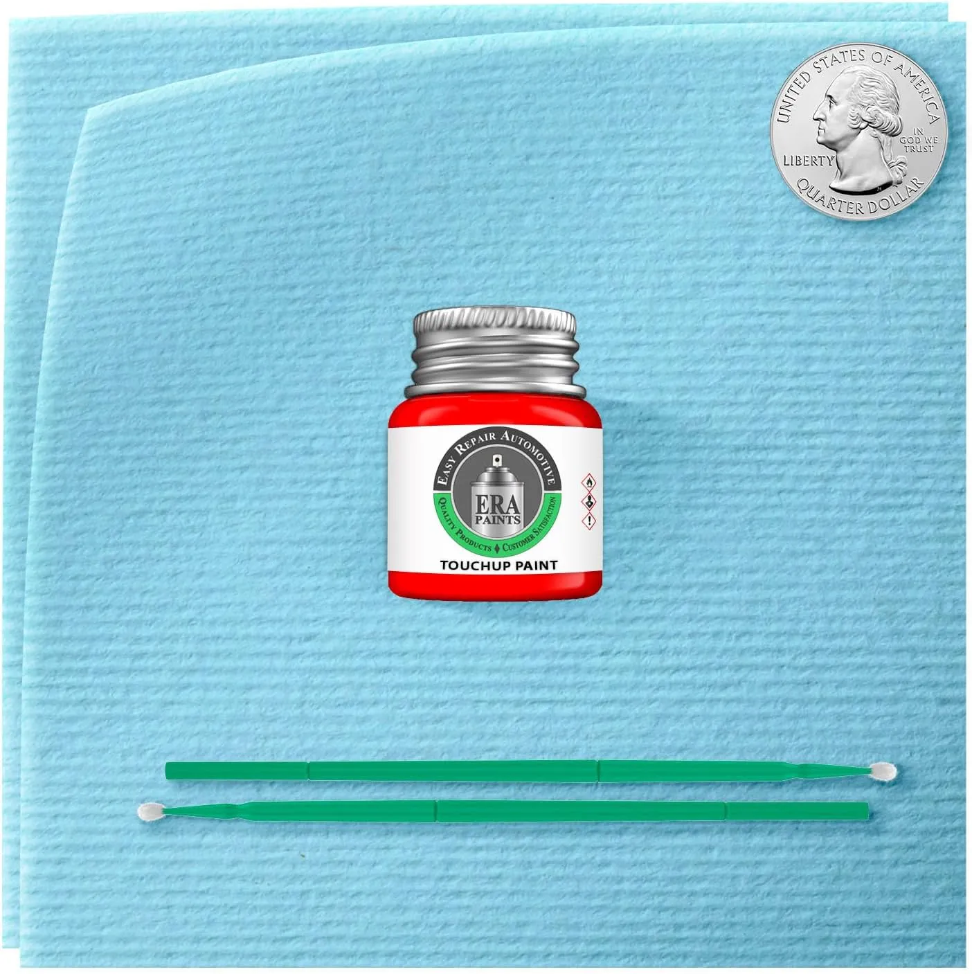 ERA Paints PRP/JRP - Deep Cherry Red Crystal Pearl for JEEP Exact Match Automotive Touch Up Paint Jar - Basic Kit