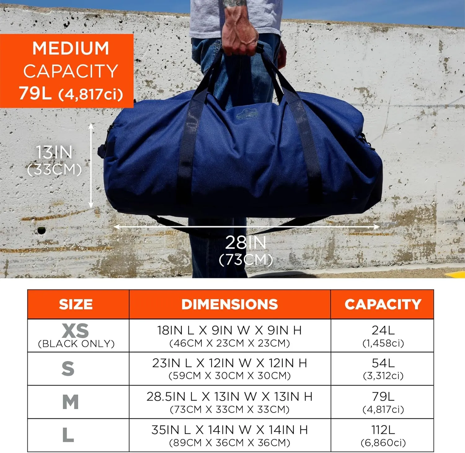Ergodyne Gear Duffel Bag-Polyester