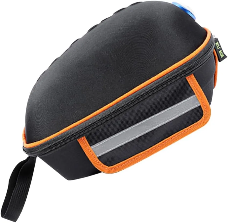 EVA Shell Bike Rack Bag Hard Shell Bicycle Rack Storage Double Zippers for Safety