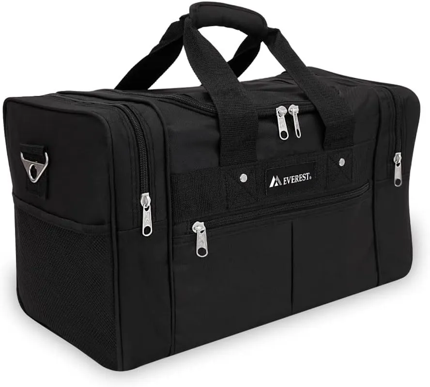 Everest Luggage Travel Gear Bag - Large, Black, One Size