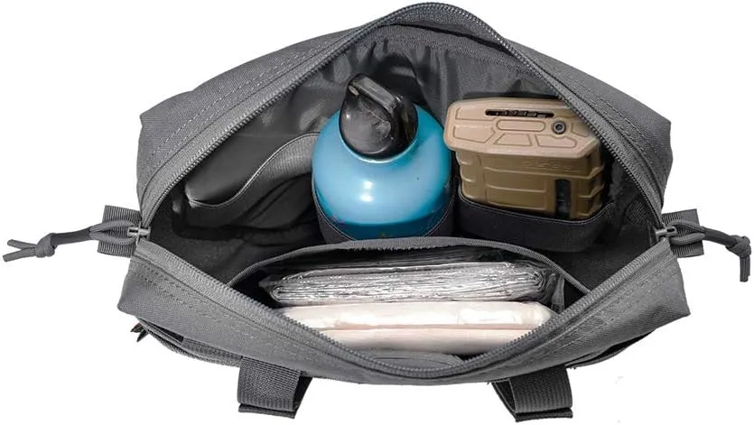 EXCELLENT ELITE SPANKER Tactical Drop Dump Pouch Molle Tool Pouch with Hook & Loop Carrying Kit Bag for Tactical Vest Chest Rig