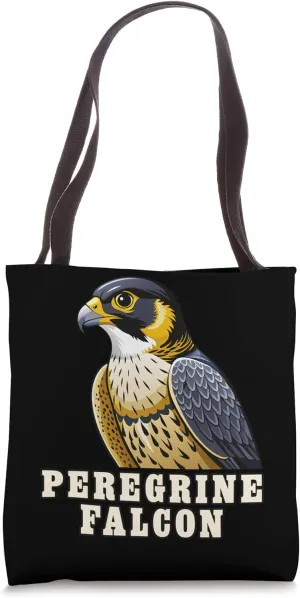 Falcon Bird Of Prey Peregrine Falcon Tote Bag