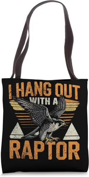 Falcon Bird Of Prey Raptor Falconer Falconry Tote Bag