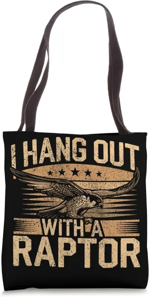 Falcon Raptor Falconer Bird Of Prey Falconry Tote Bag