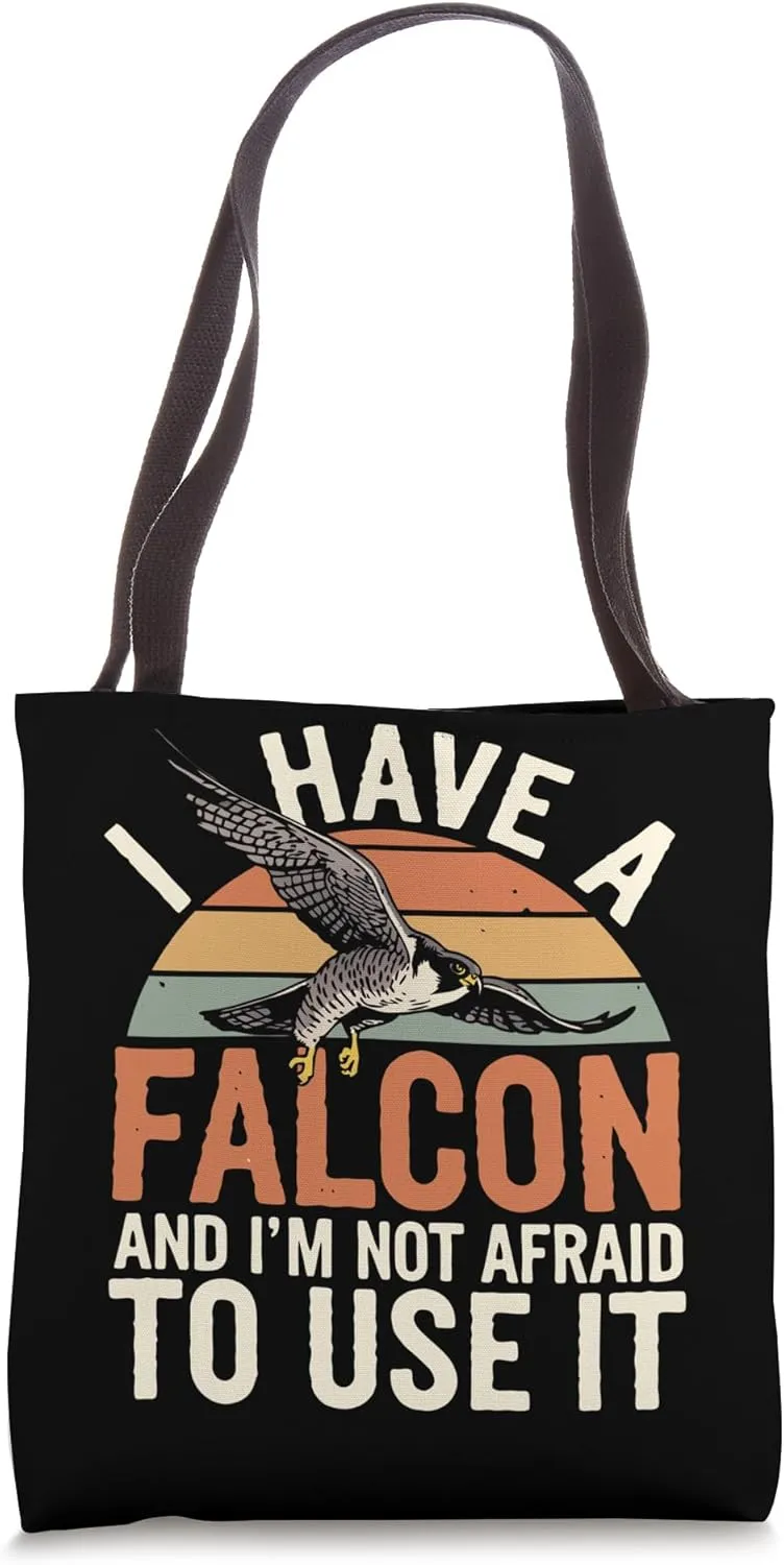 Falconer Peregrine Falcon Falconry Tote Bag