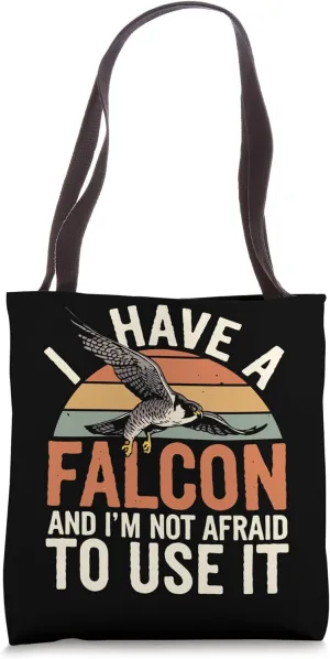 Falconer Peregrine Falcon Falconry Tote Bag