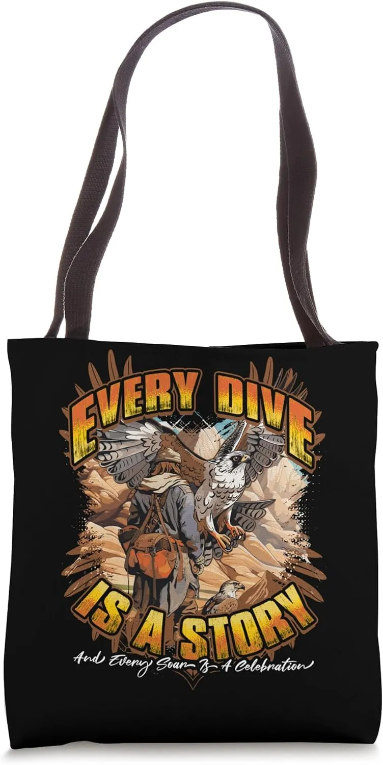 Falconry Birds of Prey Falconer Gear Raptor Hawk Falcon Men Tote Bag