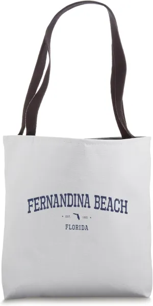 Fernandina Beach Florida Angler's Dream Athletic Gear Tote Bag