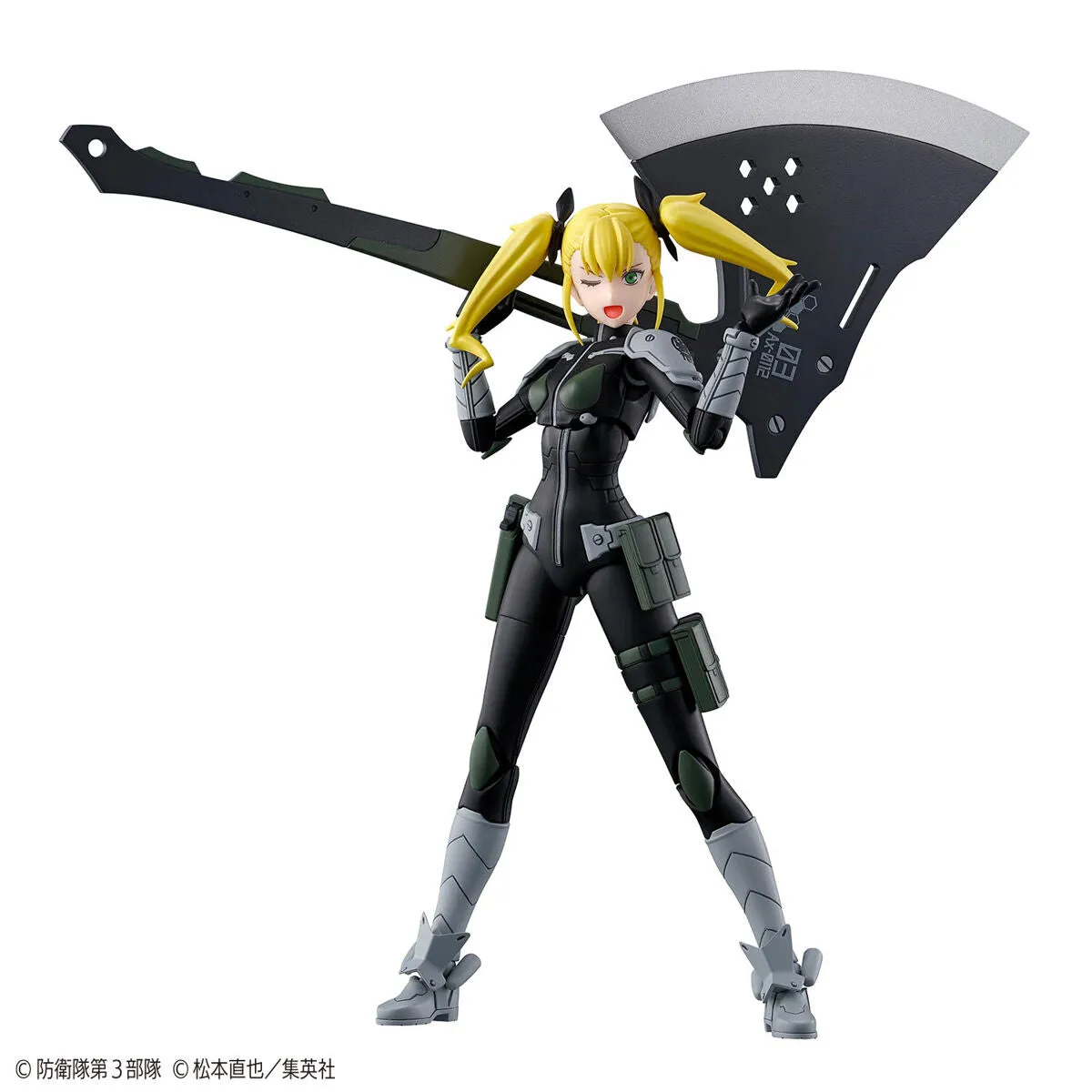 Figure-rise Standard Kikoru Shinomiya from Kaiju No.8 - With Multiple Weapons and Expressions