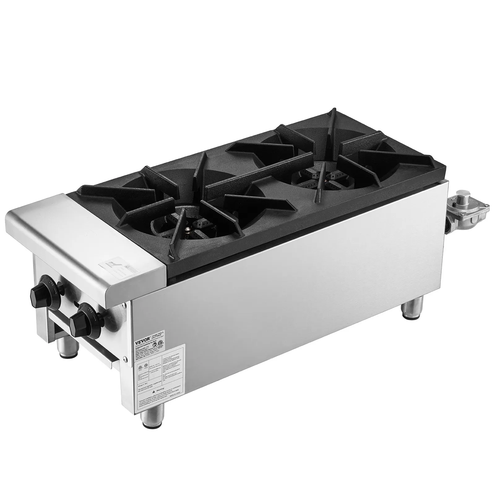(FINAL PRICES ARE LOWER ON OUR SITE!) VEVOR Commercial Gas Range Stove 2 Burners Countertop Cooking Hot Plate Kitchen