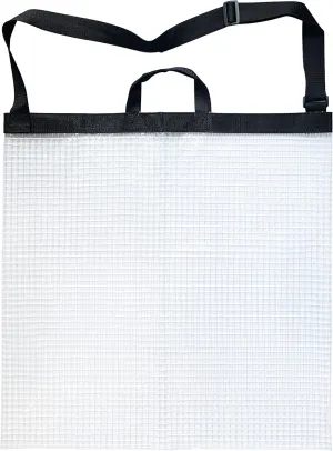 Fishing Fish Weigh in Bag - Large Size 24 IN x 24 IN Tournament Catch Transport Bass Walleye Sack (Clear)