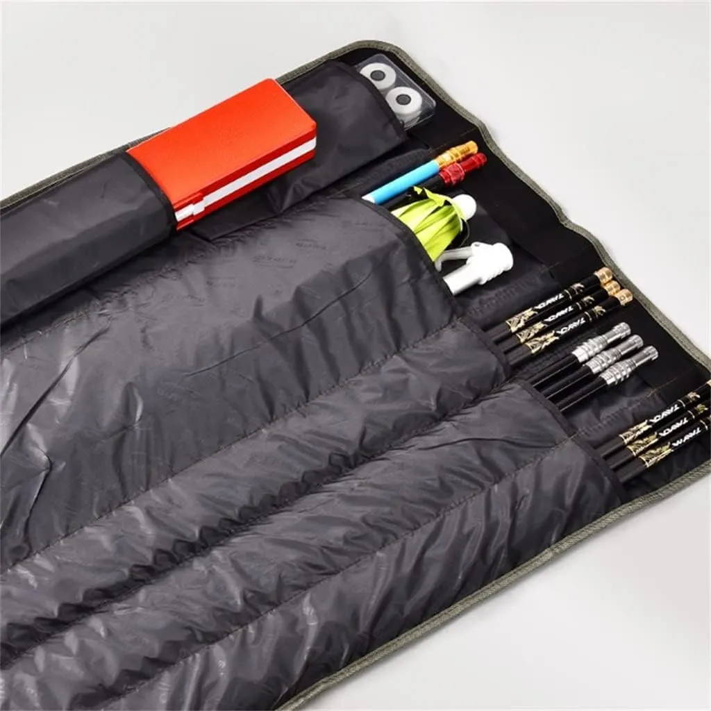 Fishing Rod Bag Portable Single-Layer Box Fishing Tackle Storage Accessories Roll Up Foldable Fishing Umbrella Bag(D,120cm)
