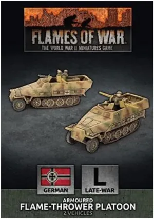 Flames of War Late War German Sd Kfz 251 Flamethrower Platoon
