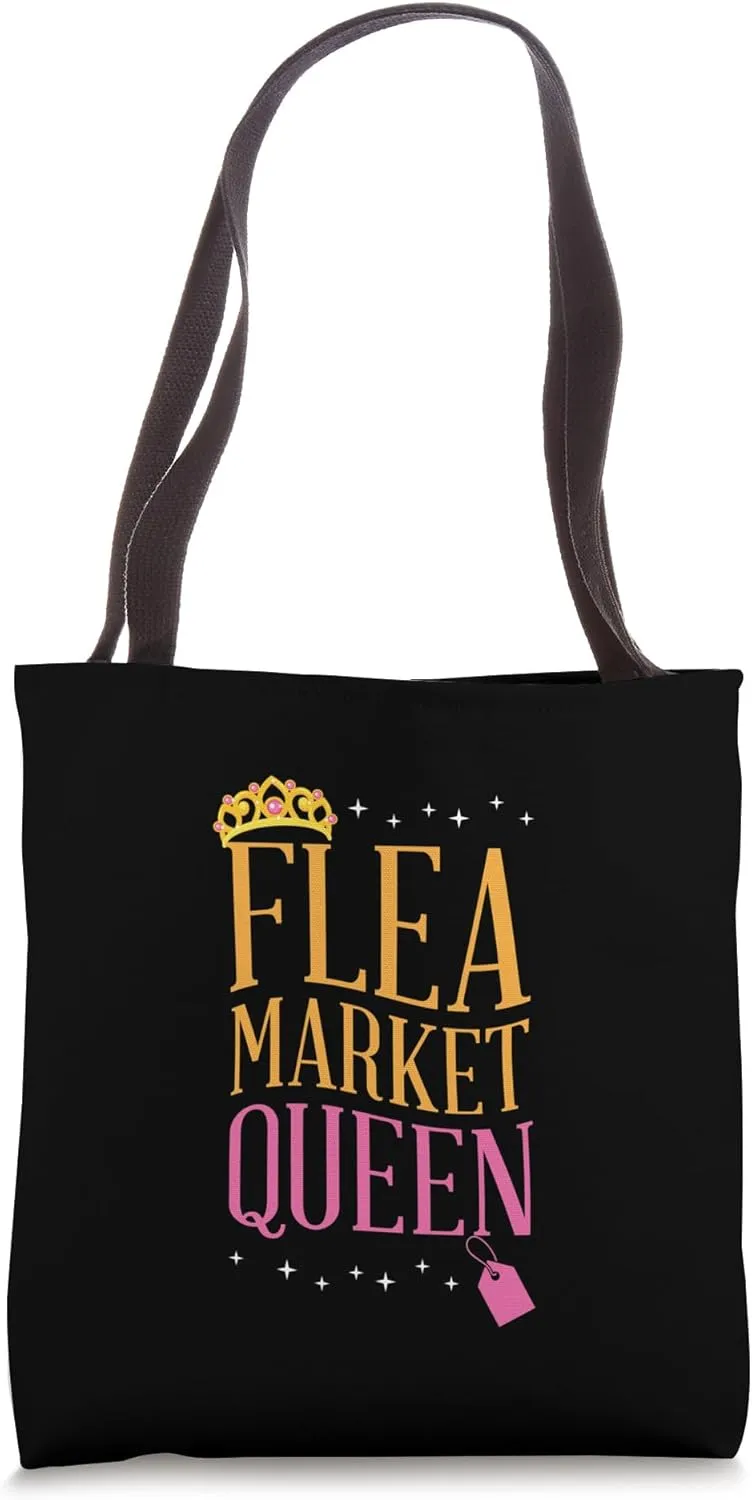 Flea Market Queen Tote Bag