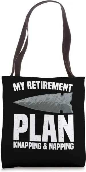 Flint Collecting Artist Flintknapper Gear Flintknapping Tote Bag