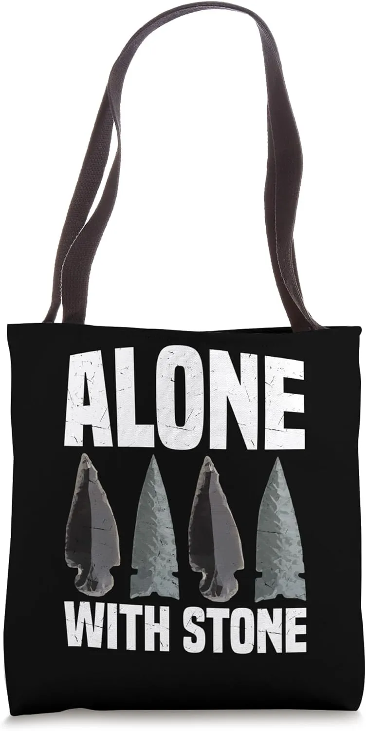 Flint Collecting Artist Flintknapper Tools Flintknapping Tote Bag