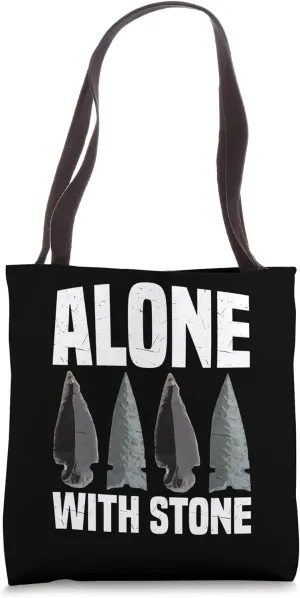 Flint Collecting Artist Flintknapper Tools Flintknapping Tote Bag