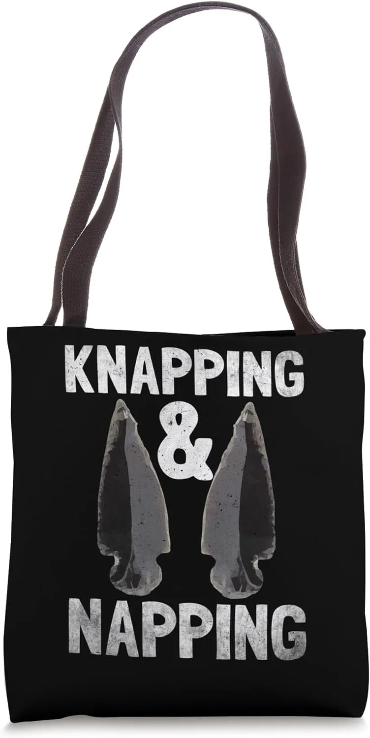 Flintknapper Tools Flint Collecting Gear Flintknapping Tote Bag
