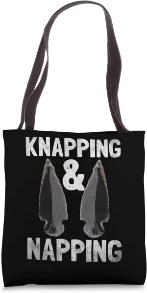 Flintknapper Tools Flint Collecting Gear Flintknapping Tote Bag