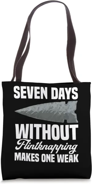 Flintknapper Tools Flintknapping Gear Flint Collecting Tote Bag