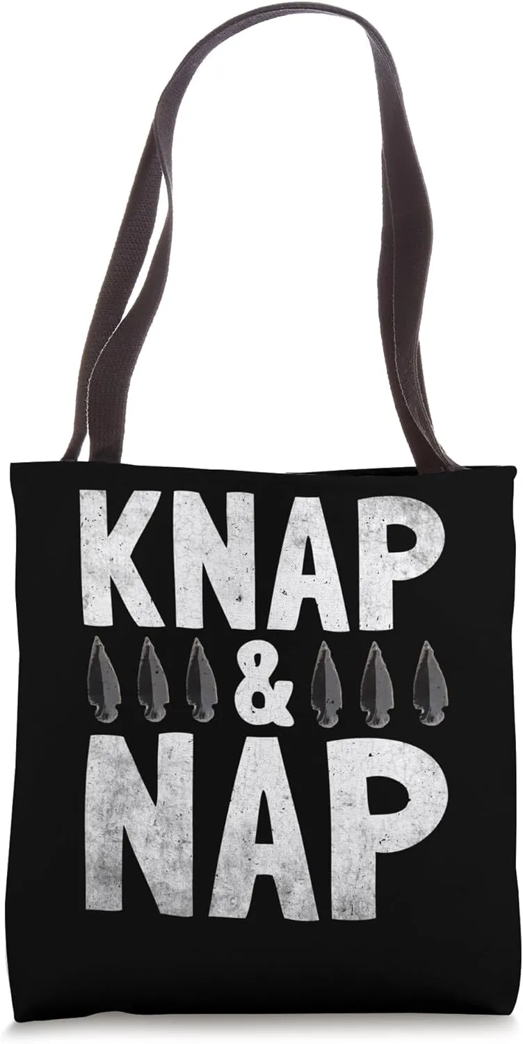 Flintknapping Gear Flintknapper Tools Flint Collecting Tote Bag