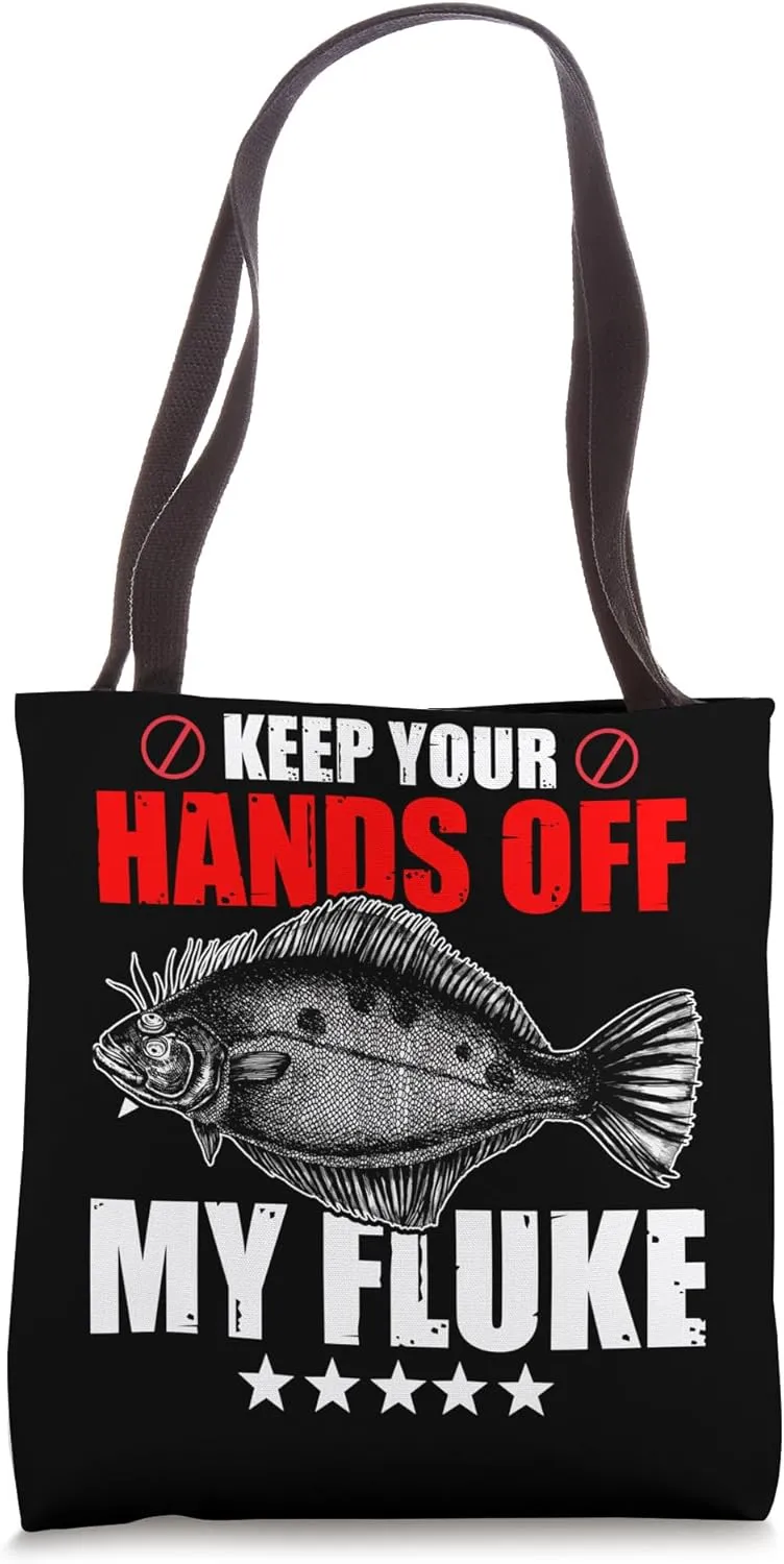 Fluke Fisher Gear Fluke Fishing Fluke Fisherman Tote Bag