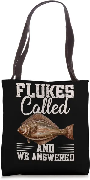 Fluke Fisherman Gear Fluke Fishing Rod Fluke Fisher Tote Bag