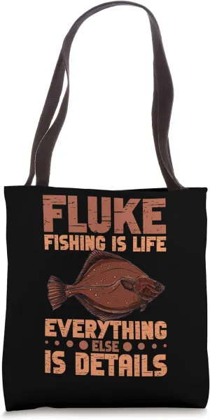 Fluke Fisherman Net Fluke Fishing Essentials Fisher Tote Bag