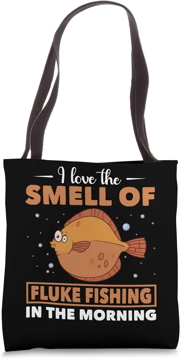 Fluke Fishing Spot Fluke Fishing Accessories Fluke Fisherman Tote Bag