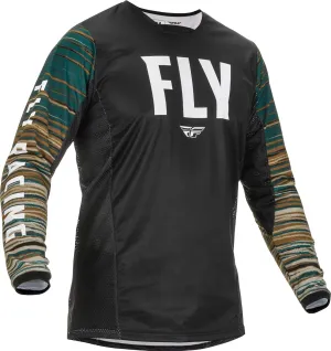 Fly Racing 2022 Adult Kinetic Wave Jersey (Black/Rum, X-Large)