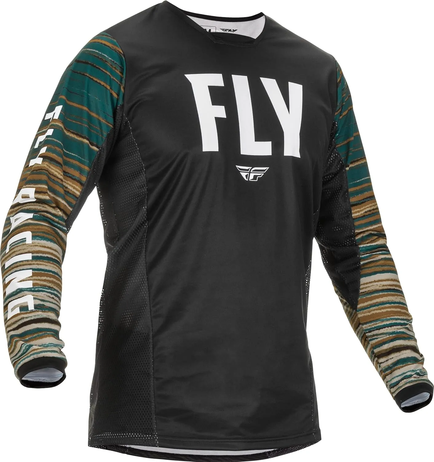 Fly Racing 2022 Adult Kinetic Wave Jersey (Black/Rum, X-Large)