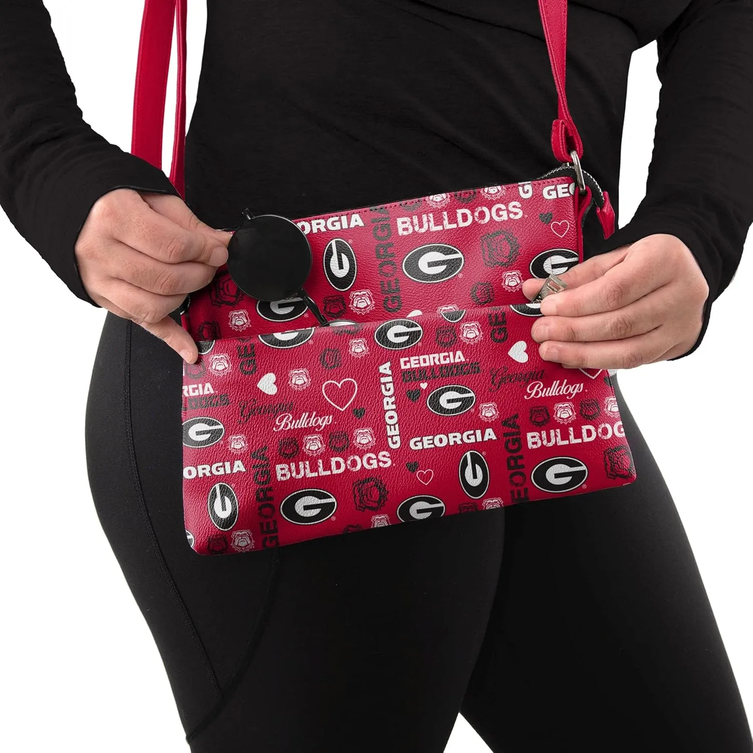 FOCO NCAA College Team Logo Love Bag Collection