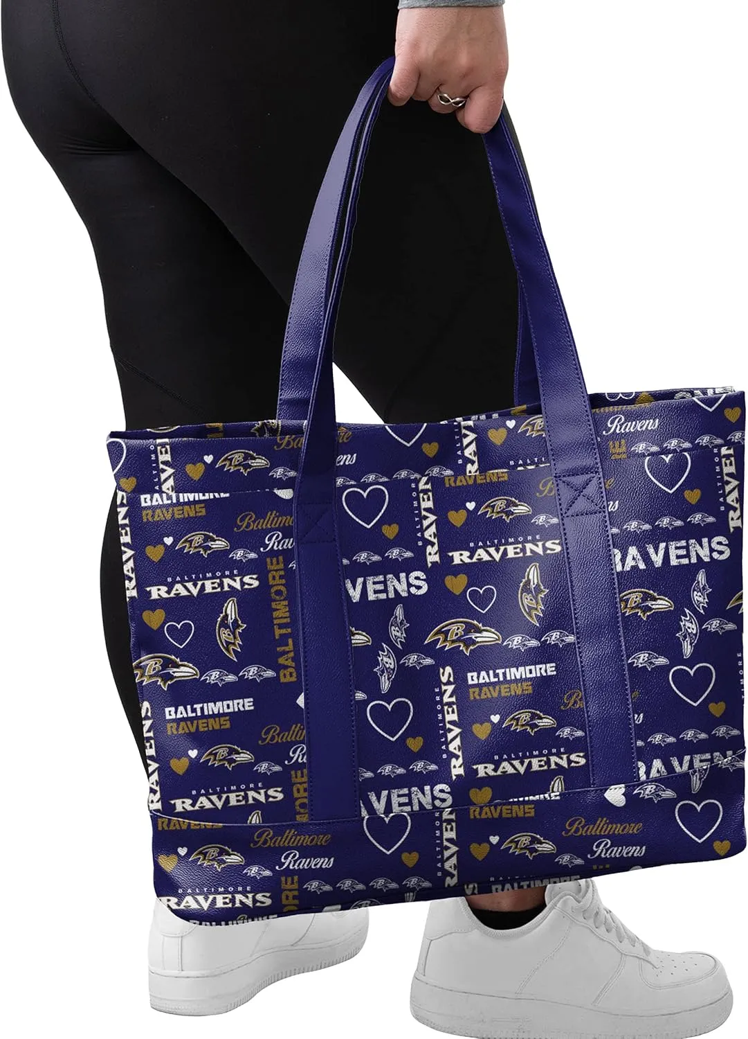 foco Womens NFL Team Logo Love Bag Collection