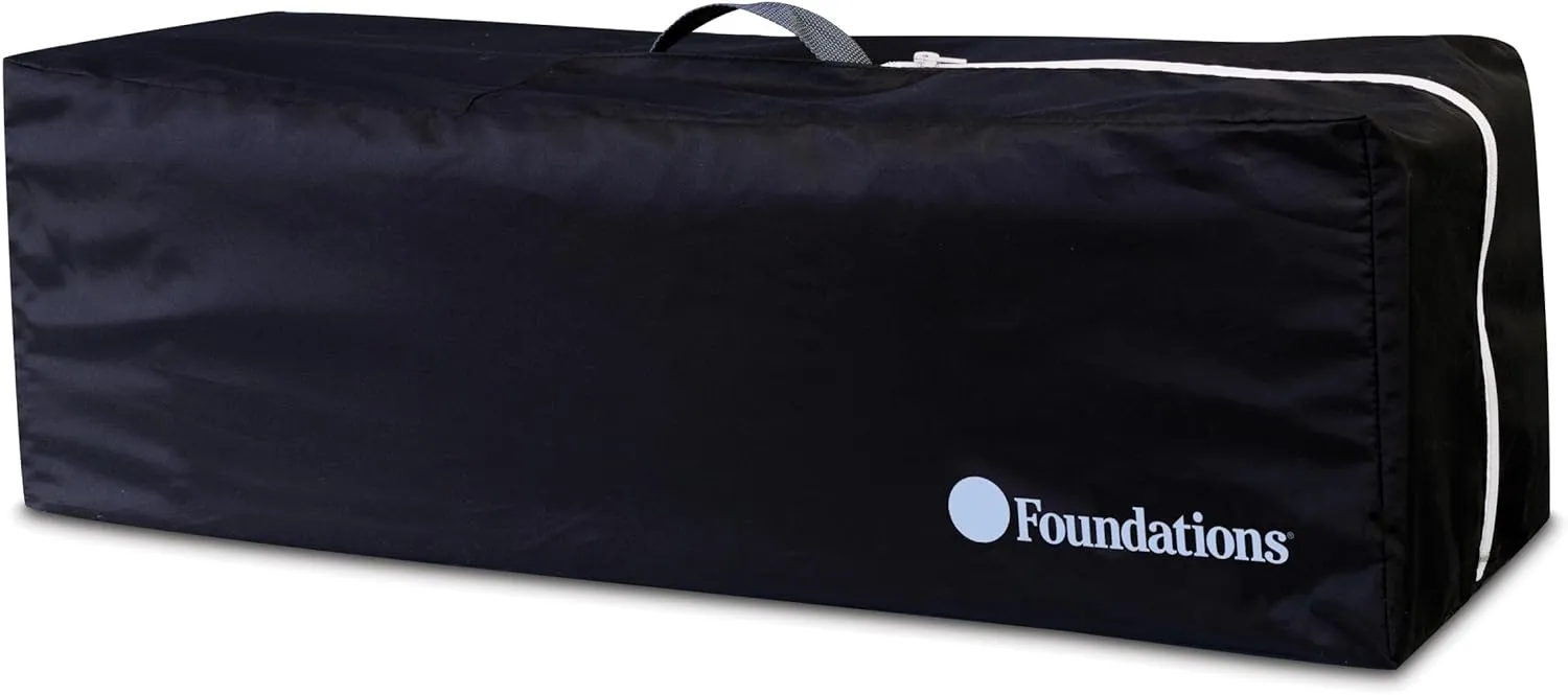 Foundations SnugFresh Celebrity Baby Play Yard Carry Bag, Foldable & Portable Travel Bag, Graphite