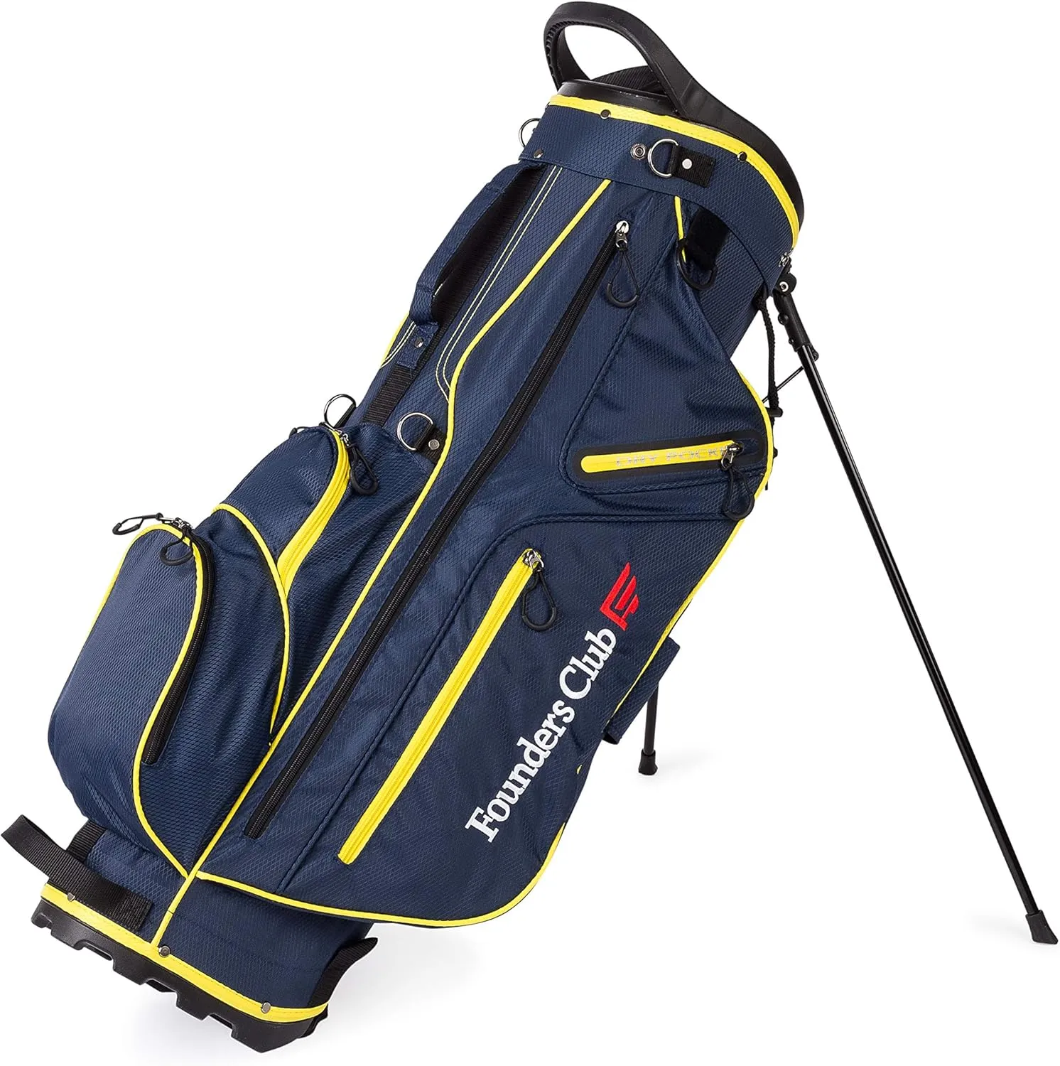Founders Club Golf Stand Bag for Walking Carrying 14 Way Organizer Top Shaft Lock