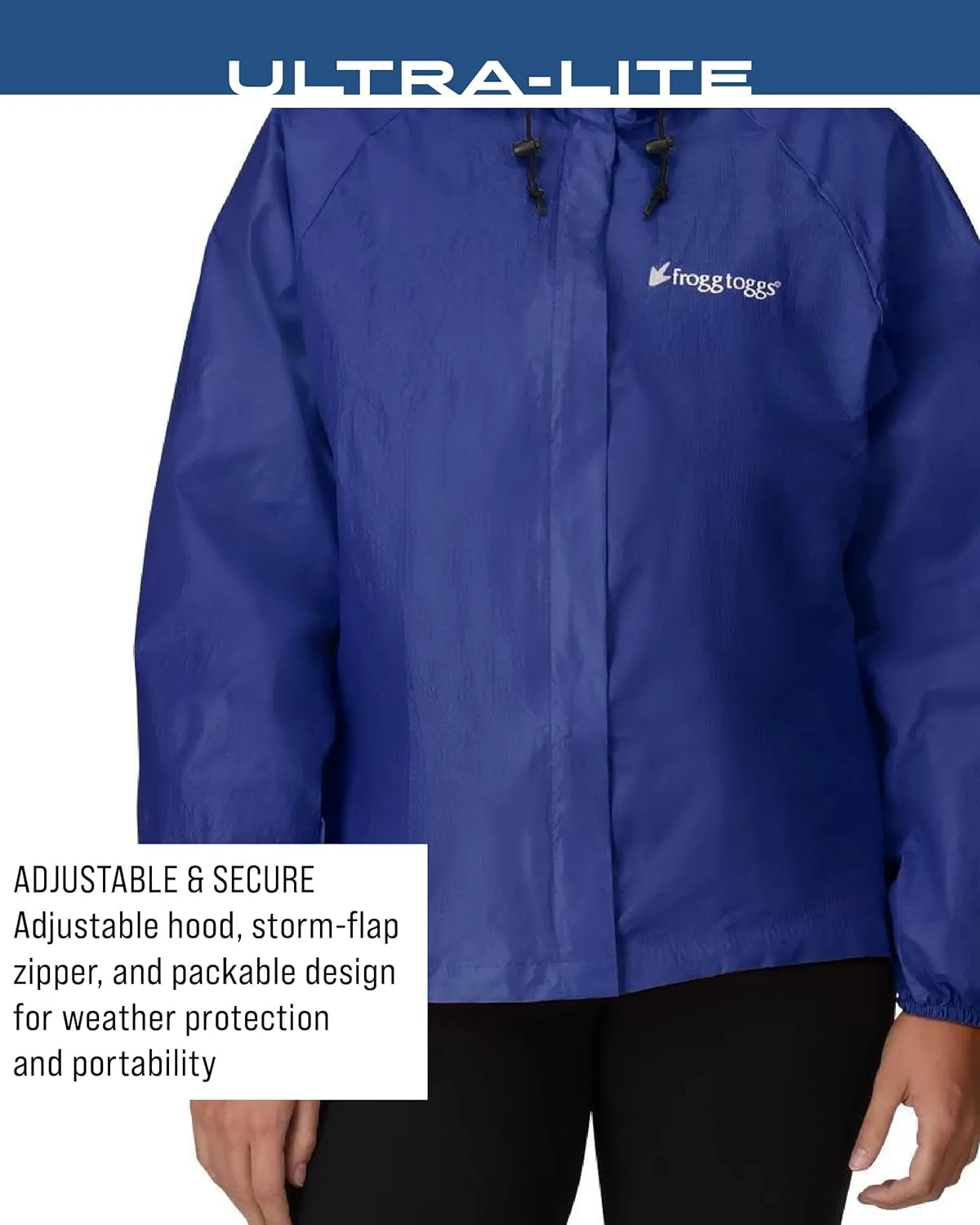 FROGG TOGGS Women's Ultra-lite2 Waterproof Breathable Rain Jacket
