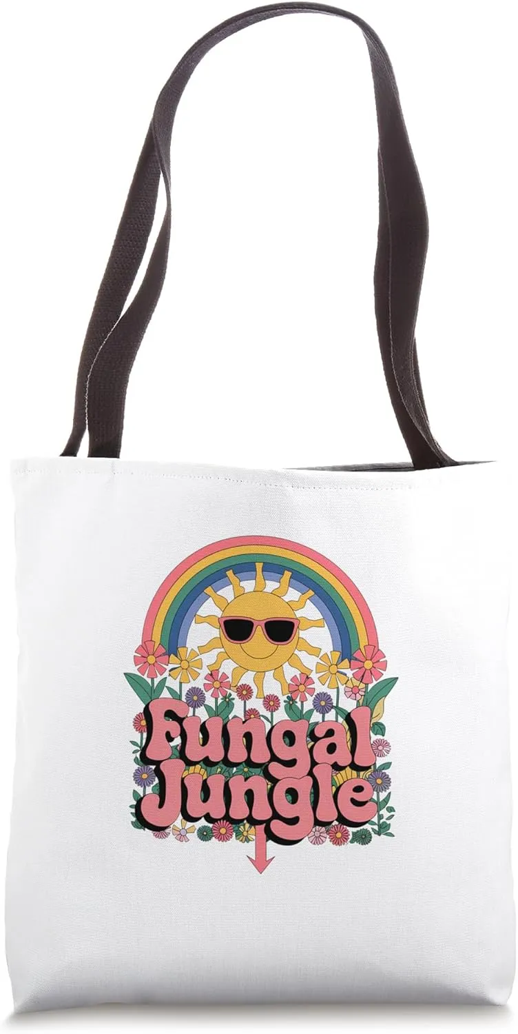 Funny Fungal Jungle Dirty Adult Humor Inappropriate Joke Tote Bag