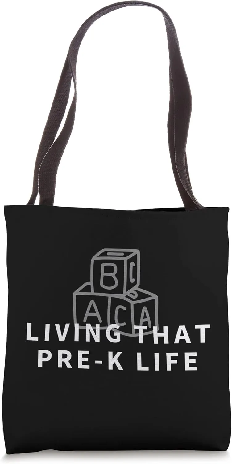 Funny Preschool Kindergarten Quote Pun Preschool Teacher Tote Bag