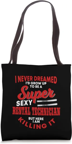 Funny Rental Technician Apparel Ski Rental Specialist Tote Bag