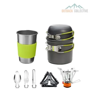 Gas Stove and Cookware Set