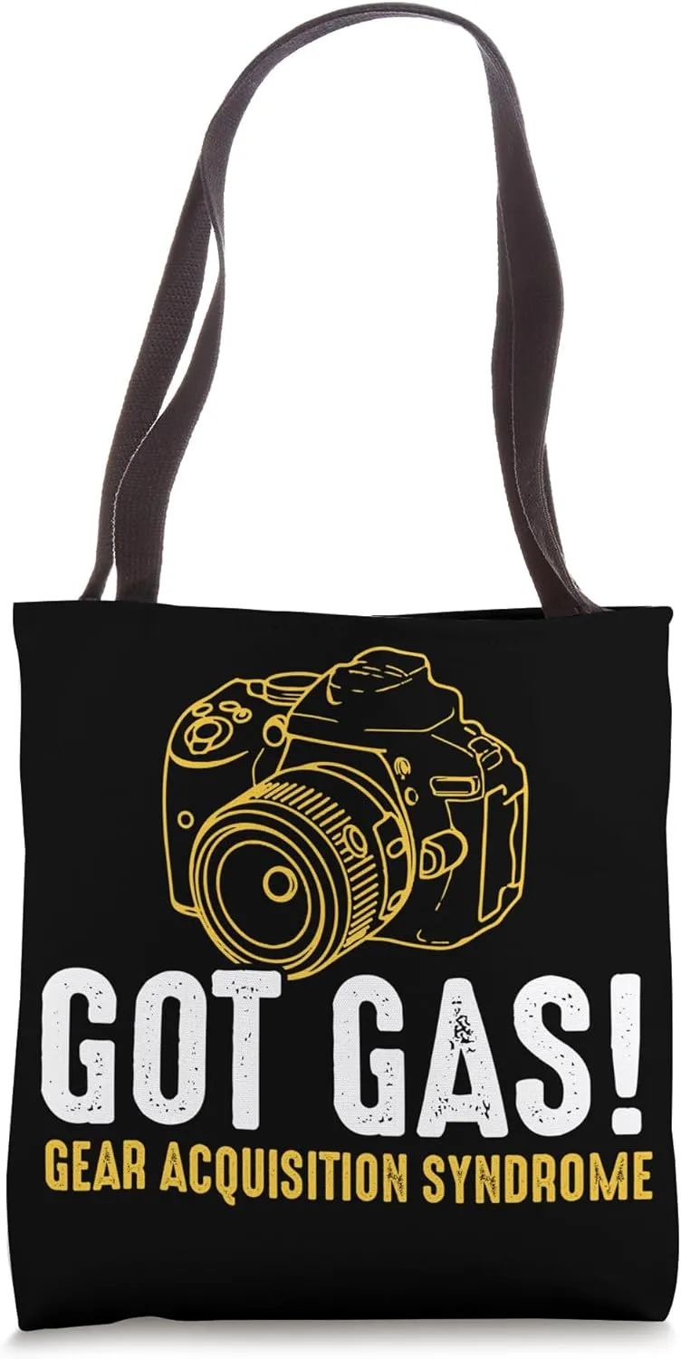 Gear Acquisition Syndrome - Photographer Funny Photography Tote Bag