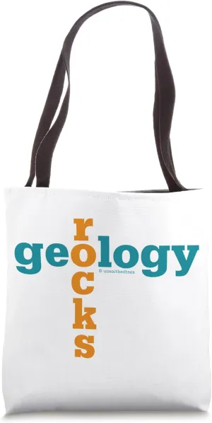 Geology Rocks Crossword Tote Bag